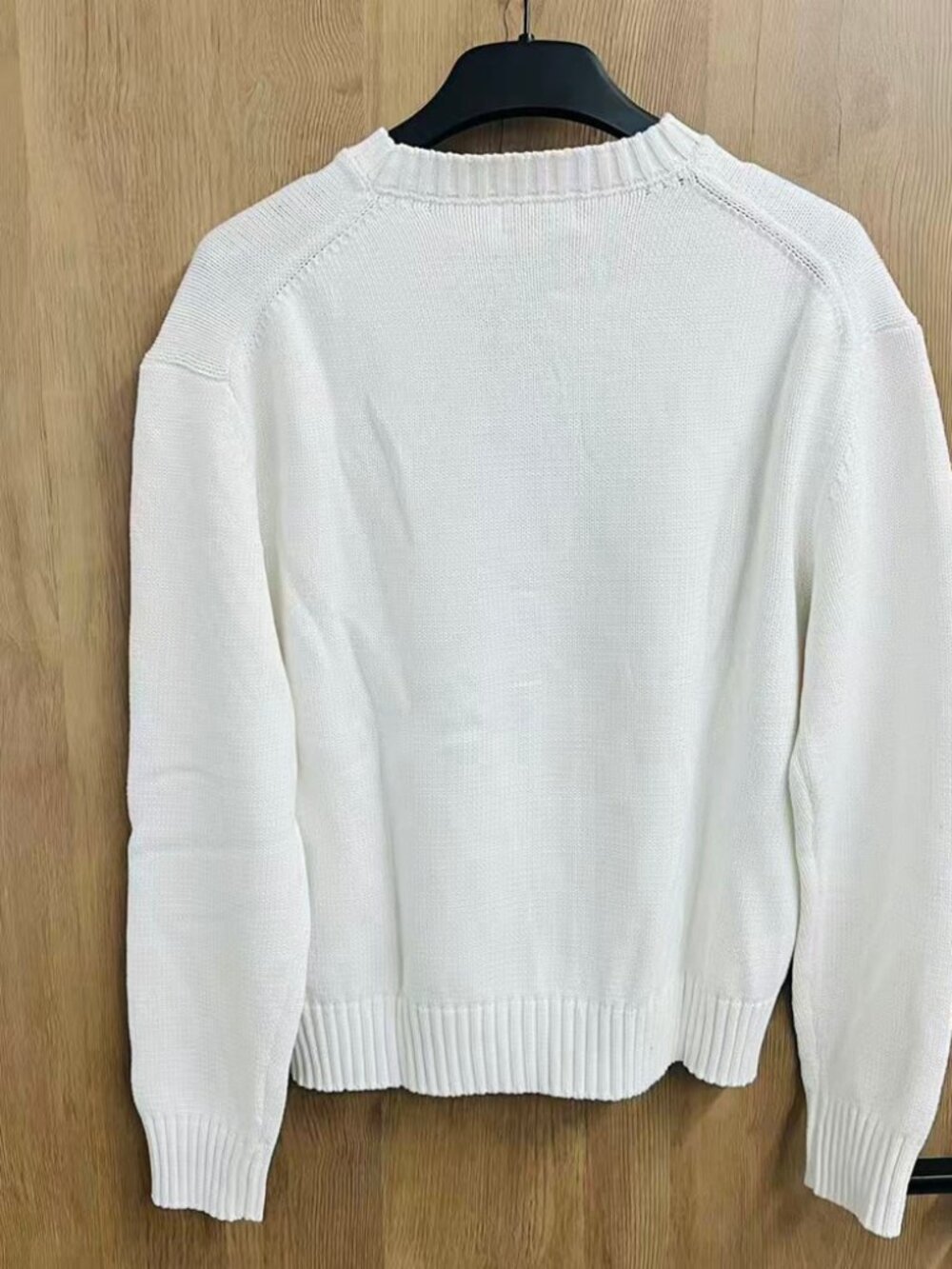 White Ralph Lauren Polo Bear Knit Sweater - Picture 6 of 7